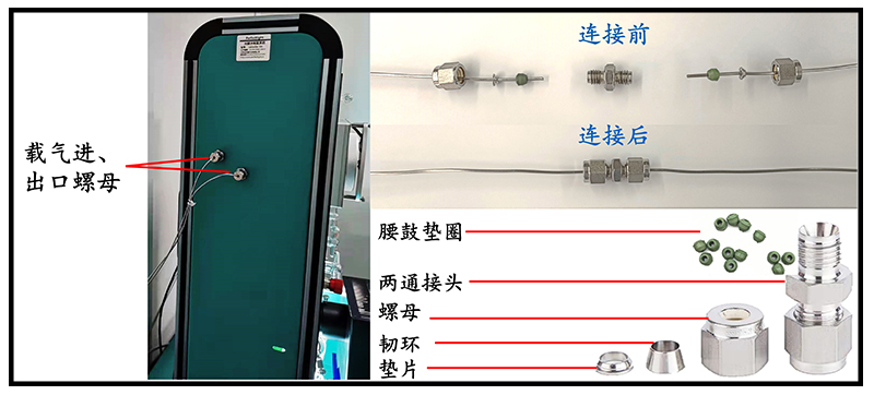 Accessories required for the 'chromatographic short-circuit' operation of Labsolar-6A Full Glass Automatic Online Trace Gas Analysis System.jpg